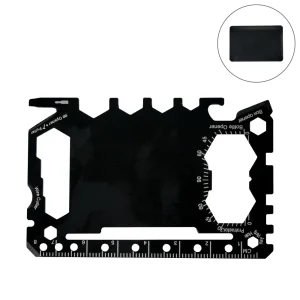 Multi-functional Tool Card in PU Leather Pouch